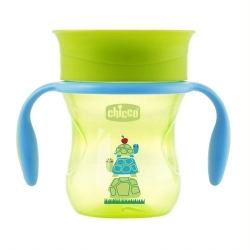 Chicco Kubek niekapek 360° do nauki picia 12m+ Zielony